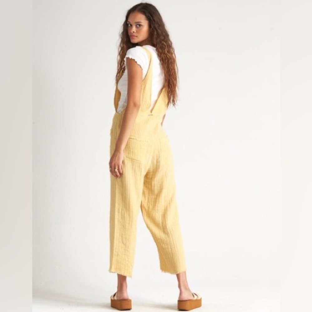 Billabong yellow overalls